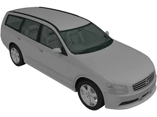 Nissan Stagea (2001) 3D Model