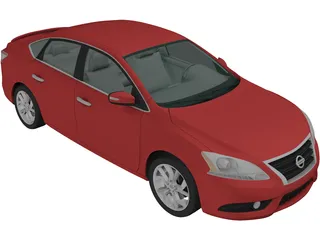 Nissan Sentra (2014) 3D Model