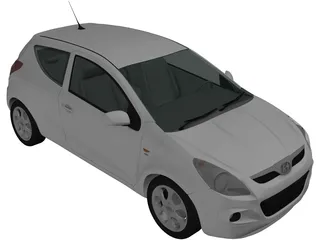 Hyundai i20 (2010) 3D Model