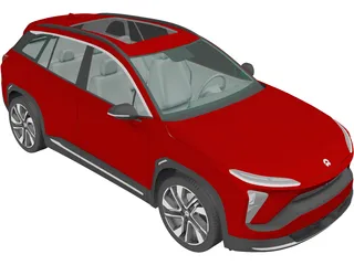 NIO ES6 (2019) 3D Model