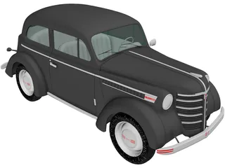 Opel Olympia (1938) 3D Model