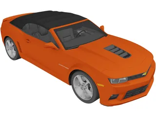 Chevrolet Camaro SS Convertible (2014) 3D Model