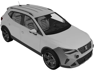 Seat Arona (2022) 3D Model