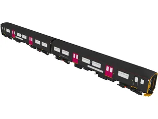 British Rail Class 150 Sprinter (1984) 3D Model