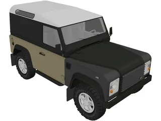 Land Rover Defender 90 3D Model