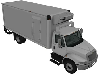 International Durastar Box Truck (2002) 3D Model