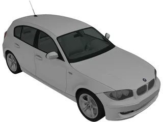 BMW 180i (2009) 3D Model