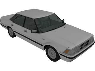 Toyota Crown (1983) 3D Model