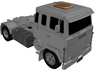 Scania LK 140 4x2 3D Model