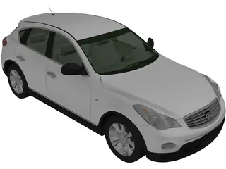 Infiniti EX 30d (2009) 3D Model