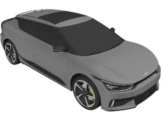 Kia EV6 GT (2022) 3D Model