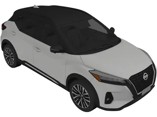 Nissan Kicks (2022) 3D Model