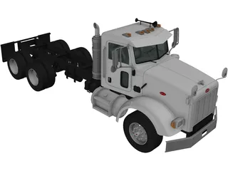 Peterbilt 357 DayCab Chassis Truck (2006) 3D Model