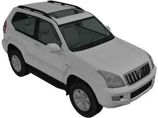 Toyota Land Cruiser Prado (2007) 3D Model