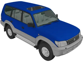 Toyota Land Cruiser Prado (1999) 3D Model