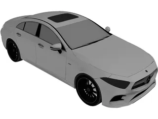 Mercedes-Benz CLS AMG (2018) 3D Model