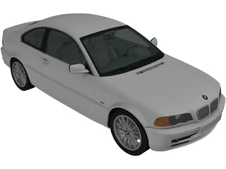 BMW 3-Series Coupe (2004) 3D Model