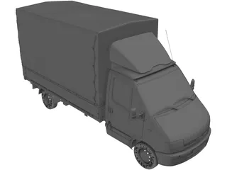 Renault Master Pickup (1997) 3D Model