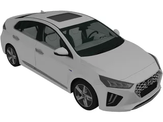 Hyundai Ioniq Hybrid (2019) 3D Model