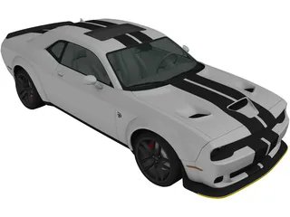 Dodge Challenger SRT Hellcat (2018) 3D Model