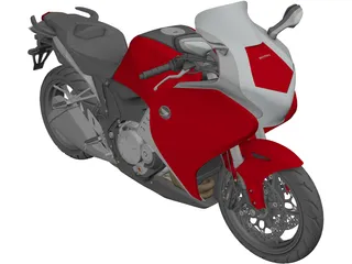 Honda VFR1200F (2015) 3D Model