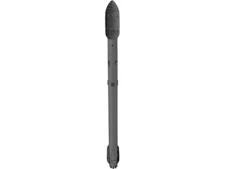 Spacex Falcon 9 3D Model