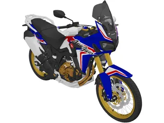 Honda CRF1000L Africa Twin Adventure Sports (2018) 3D Model