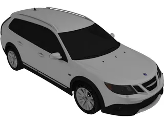 Saab 9-3X (2010) 3D Model