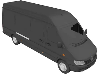 Mercedes-Benz Sprinter (2001) 3D Model