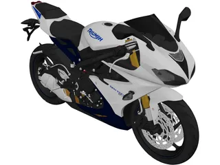 Triumph Daytona 675 (2014) 3D Model