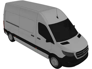 Mercedes-Benz Sprinter L2H2 (2020) 3D Model