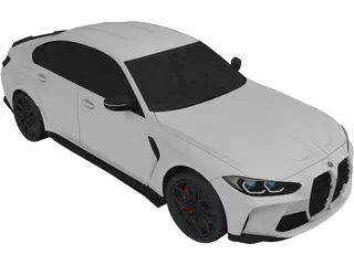 BMW M3 Competition (2021) 3D Model