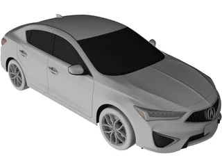 Acura ILX (2019) 3D Model