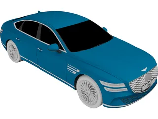 Hyundai Genesis G80 Electrified (2020) 3D Model