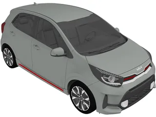 Kia Picanto GT line (2021) 3D Model