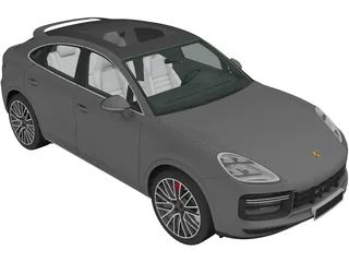 Porsche Cayenne Turbo Coupe (2020) 3D Model