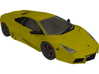 Lamborghini Reventon (2008) 3D Model