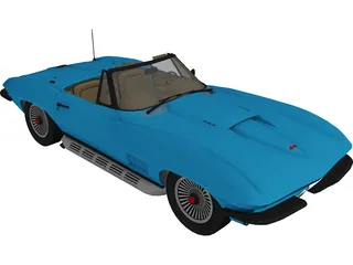 Chevrolet Corvette (1967) 3D Model