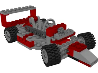 Lego Car 3D Model