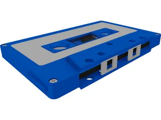 Audio Cassette Tape 3D Model