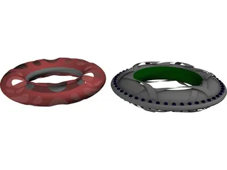 Custom Jewelry Chain Links 3D Model