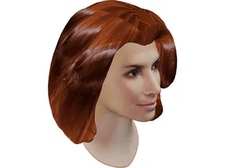 Head Sandra Bullock 3D Model