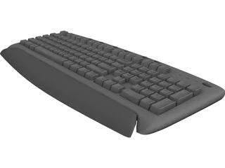 Computer Keyboard 3D Model