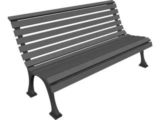 Bench 3D Model