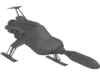 UFO Interceptor 3D Model