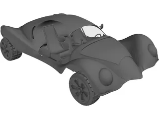 Beach Buggy 3D Model