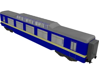 Train Personal Wagon 3D Model