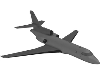 Dassault Falcon 50 3D Model