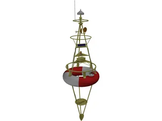 Harbor Buoy 3D Model