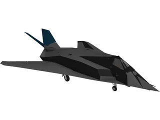 F-117 3D Model